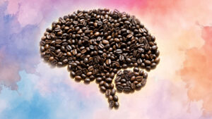 Coffee,Beans,Brain,Shape,Concept,Energy,Thinking,Focus,Caffeine,Mental
