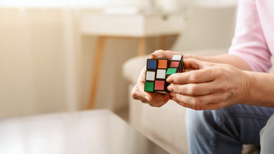 Patient managing OCD symptoms