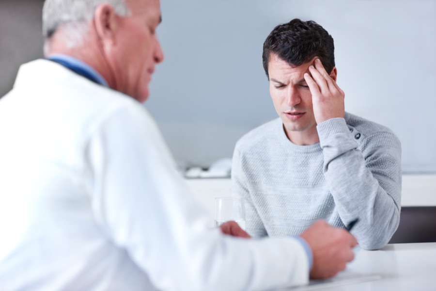Patient recovering from traumatic brain injury