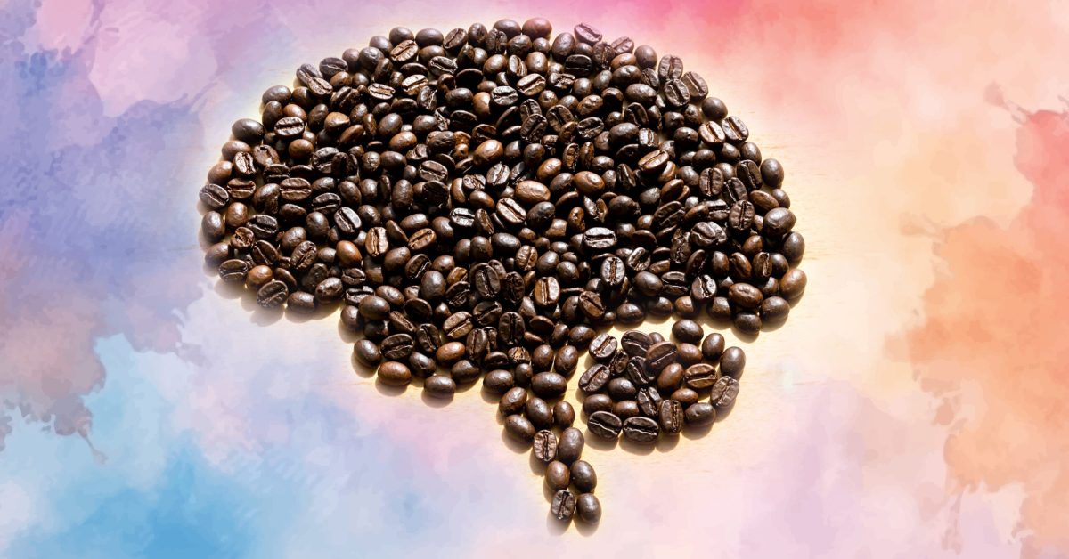 Coffee,Beans,Brain,Shape,Concept,Energy,Thinking,Focus,Caffeine,Mental